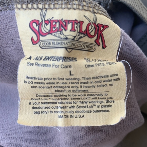 ScentLok Lightweight Hunting Jacket Pants Green Size Large Base Layer - Picture 7 of 7